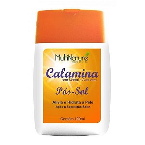 CALAMINA LOCAO POS SOL 120ML MULTINATURE