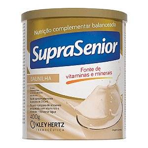 SUPRASENIOR VITAMINAS E MINERAIS BAUNILHA 400G KLEY HERTZ