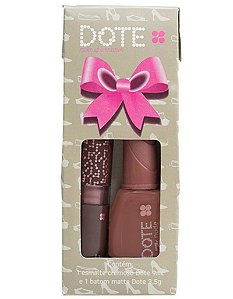 Dote Kit Presente Esmalte Nude Meia Pata+Batom Matte Boca313