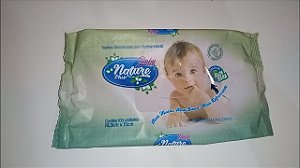 TOALHA UMEDECIDA BABY NATURE PLUS C/ 50 UNIDADES