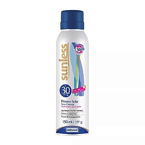 PROTETOR SOLAR SUNLESS SPRAY CONTINUO FPS 30 150ML/127G