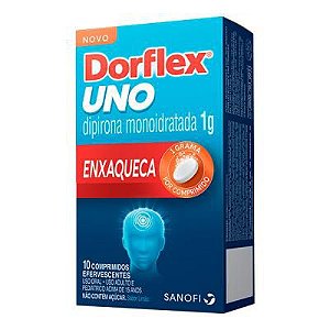 DIPIRONA - DORFLEX UNO 1G 10CPR EFERV SANOFI