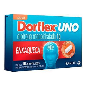 DIPIRONA 1GR - DORFLEX UNO 10CPR SANOFI