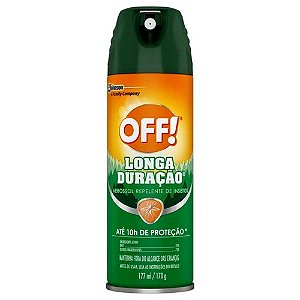 REPELENTE OFF AEROSOL LONGA DURACAO 177 ML