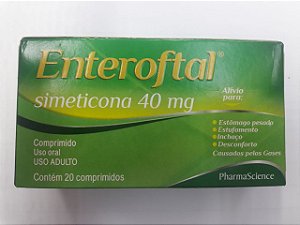 SIMETICONA 40mg 20cpr - Enteroftal PHARMASCIENCE