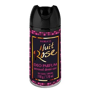 DESODORANTE AEROSOL FIORUCCI NUIT ROSE 110G/170ML