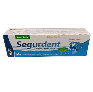 SEGURDENT CREME ADESIVO SUPER FORTE MENTA 40G - TEUTO