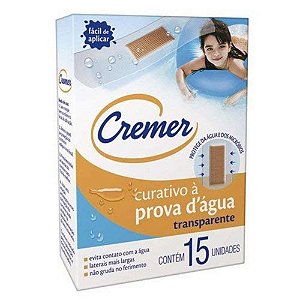 CREMER CURATIVO PROVA D AGUA C/ 15 UNIDADES