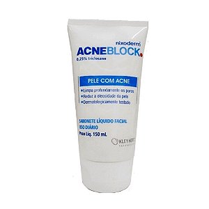 ACNEBLOCK SABONETE LIQUIDO FACIAL 150ML KLEY HERTZ