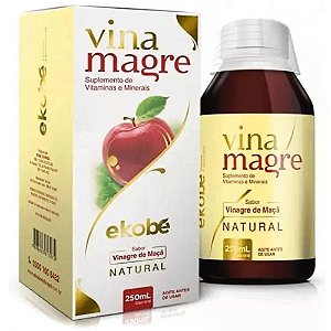 VINAMAGRE 250ML SABOR VINAGRE DE MACA - EKOBE