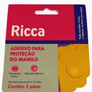 ADESIVO PARA PROTECAO DO MAMILO RICCA 6 UN