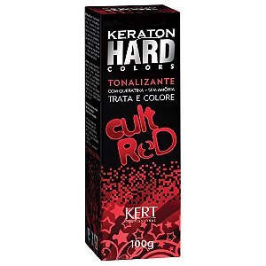 TONALIZANTE KERATON HARD COLORS CULT RED 100G