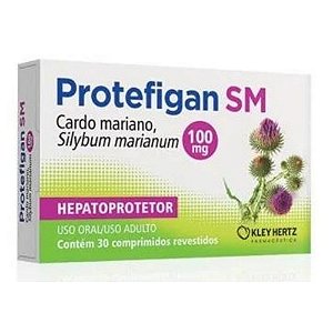 SILYBUM MARIANUM - PROTEFIGAN SM 100MG 30CPR REV KLEY HERTZ