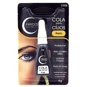 COLA PARA CILIOS 6GR - FHACES PRETA REF.: 3102