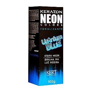 TONALIZANTE KERATON NEON COLORS URANIUM BLUE 100G