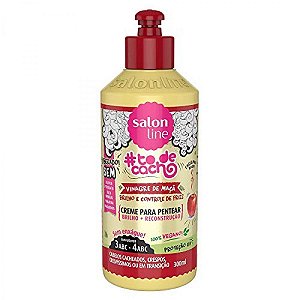 SALON LINE CREME PENTEAR TO DE CACHO VINAGRE DE MACA 300ML