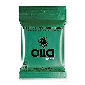 PRESERVATIVO OLLA 3UN MENTA