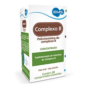 COMPLEXO B 20CPR CONCENTRADO  (EMS)