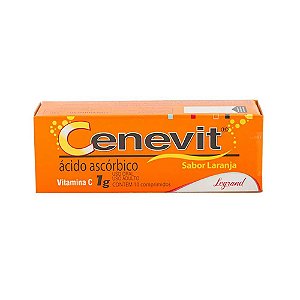 VITAMINA C EFERVECENTES 1G 10CPR - CENEVIT  LEGRAND