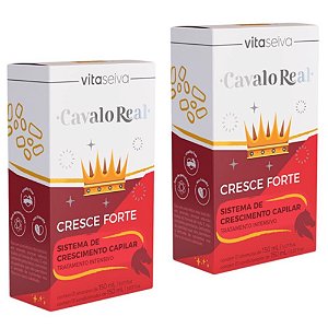 CRESCE FORTE VITA SEIVA CAVALO REAL SHAMPO+CREME (02 UN)
