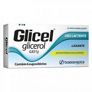 SUPOSITORIO PEDIATRICO GLICEL 6UN