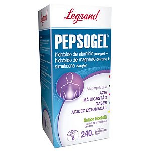 PEPSOGEL SUSP hortelã 240ML