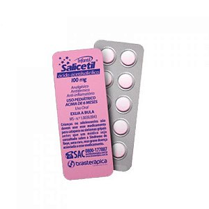 ACIDO ACETILSALICILICO 100MG 10CPR - SALICETIL INF