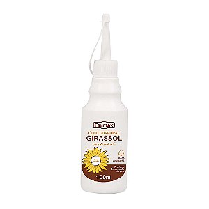Oleo de Girassol 100ml  C/ vitamina  E - Farmax