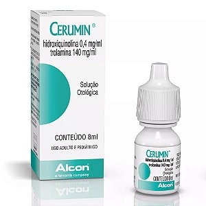 HIDROXIQUINOLINA + TROLAMINA  - CERUMIN 8ML