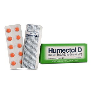 BISACODIL+DOCUSATO NA - HUMECTOL 20DRG