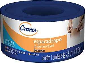 ESPARADRAPO CREMER BRANCO 2,5CM X 4,5M