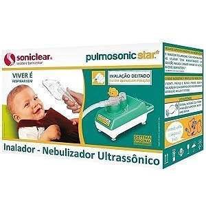 INALADOR PULMOSONIC STAR ULTRASSONICO SONICLEAR