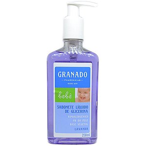 SABONETE GRANADO BEBE LIQUIDO 250ML LAVANDA