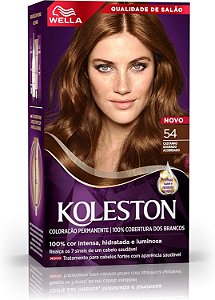 TINTURA KOLESTON 54 CASTANHO DOURADO ACOBREADO (ESPECIAL)