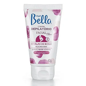 CREME DEPILATORIO FACIAL DEPIL BELLA PETALAS DE ROSAS 40G