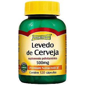 LEVEDO DE CERVEJA 500MG 120 CAPS (MAXINUTRI)