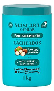 MASCARA CAPILAR GOTA DOURADA CACHEADOS ABAC+D PANTENOL 1K