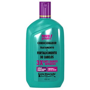 Condicionador Gota Dourada Anti Danos Kerafilm e Argan 430mL