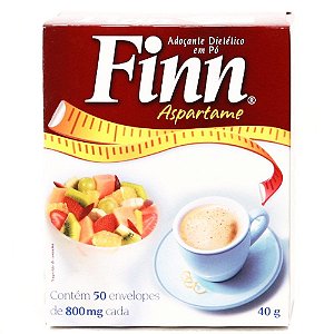 Adoçante Finn Aspartame 50 Envelopes