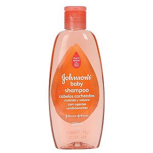 SHAMPOO JOHNSON BABY 200ML CABELOS CACHEADOS