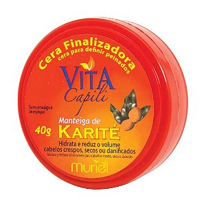 CERA FINALIZADORA MURIEL VITA CAPILI 40GR MANTEIGA KARITE