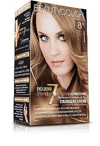 TINTURA BEAUTY COLOR 8.0 LOURO CLARO