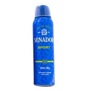 Desodorante Senador  Aerosol Sport 150ml /104g