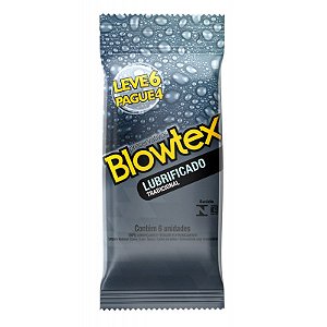 Preservativo BLOWTEX Lubrificado 6un