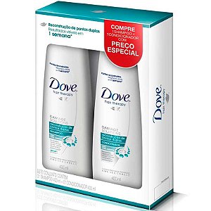 Kit Dove Shampoo+Condicionador ReconstruçãoPontasDuplas 400m