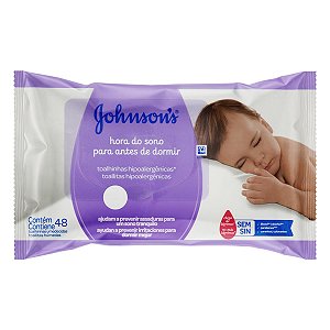 Lenço Umedecido Johnson Baby 48un Hora do Sono