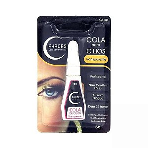 COLA PARA CILIOS 6GR - FHACES TRANSPARENTE REF.C3103