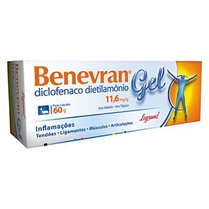 Diclofenaco DIETILAMONIO GEL 60G - BENEVRAN