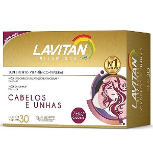 LAVITAN HAIR CABELOS E UNHAS 30CPS - CIMED