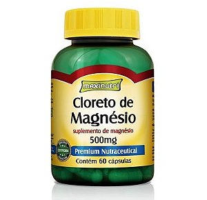 Cloreto De Magnésio PA 500mg Maxinutri 60 cápsulas